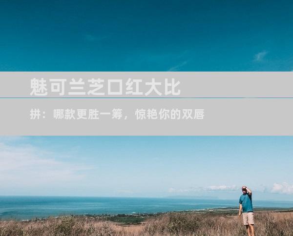 魅可兰芝口红大比拼：哪款更胜一筹，惊艳你的双唇